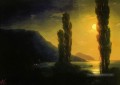 nuit au clair de lune près de yalta 1863 Romantique Ivan Aivazovsky russe